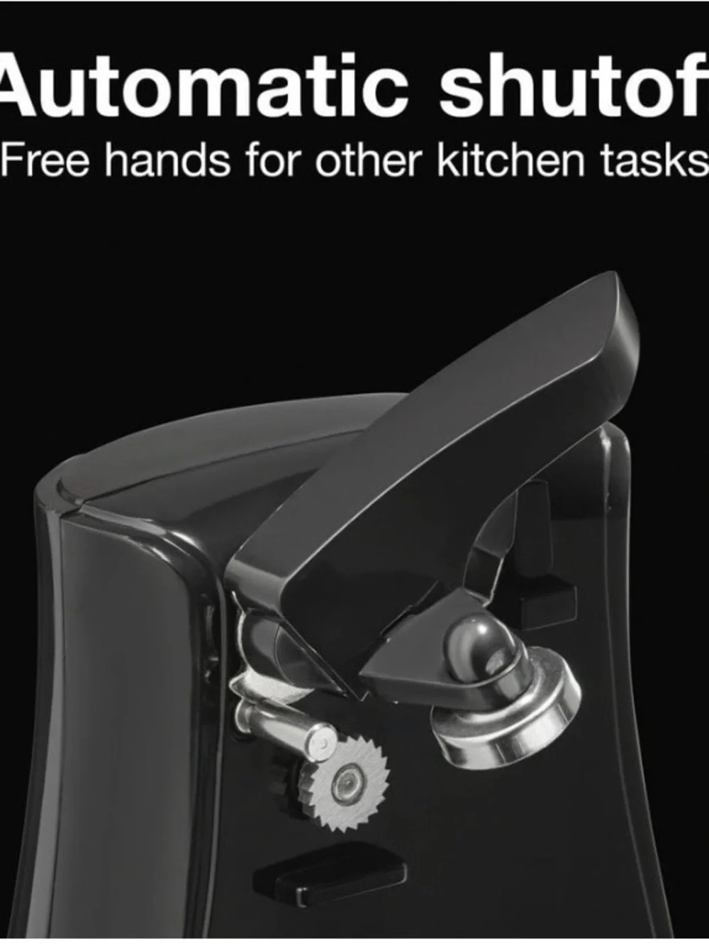 Proctor Silex Electric Can Opener Black